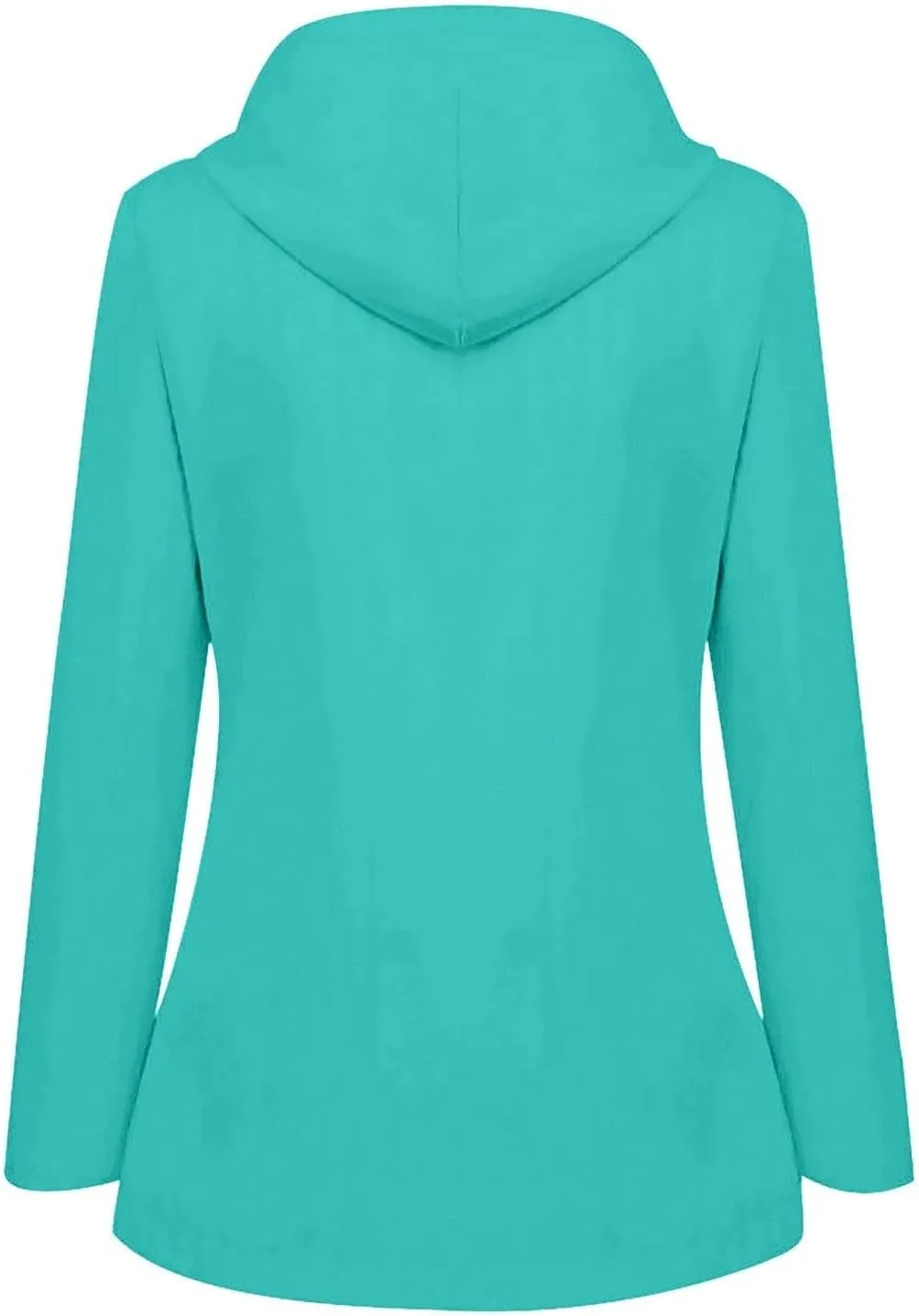 2025 Womens Raincoat Spring Fashion Plus Size Waterproof Lightweight Jacket Outdoor Raincoats Windbreaker with Hood