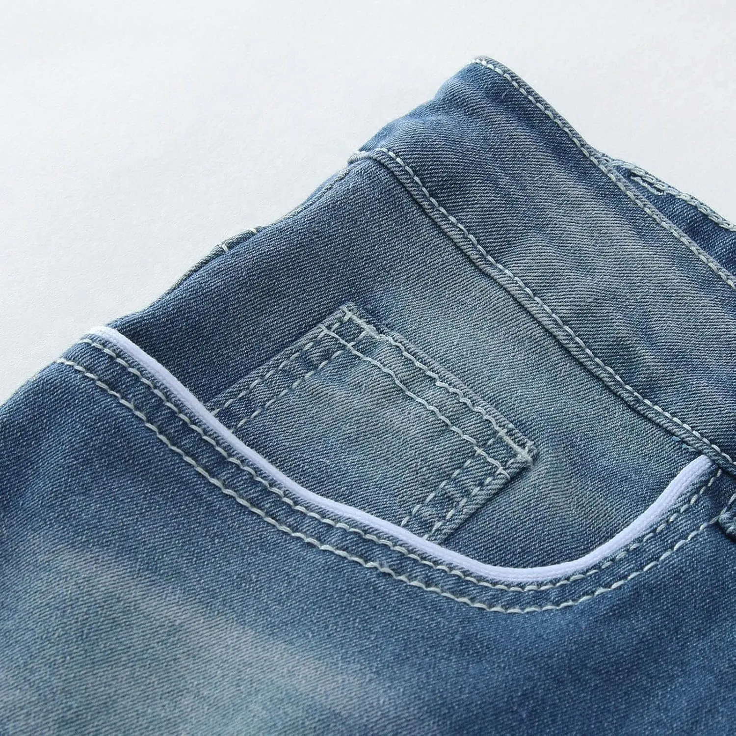 aihihe Mens Pants 40x32 Jeans Mens Jeans Slim fit Straight Leg Mens Tapered Stretch Jeans Cool Jeans for Men Big and Tall