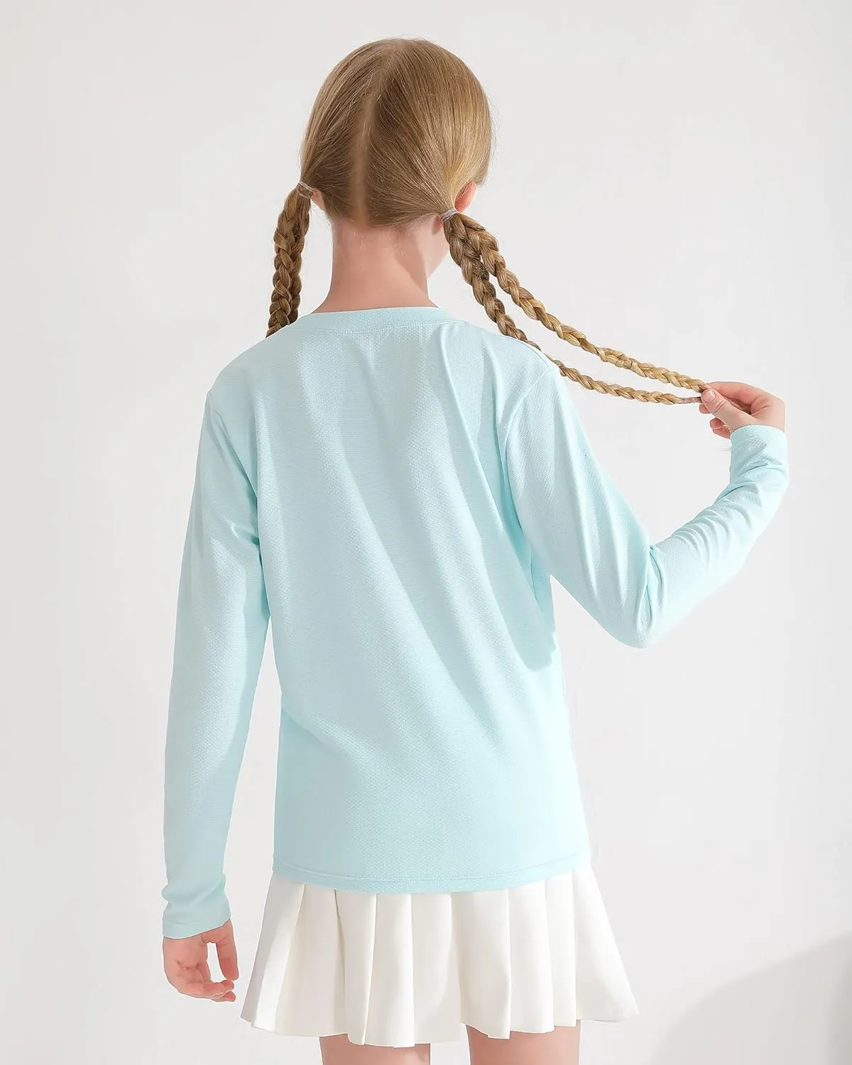 Angel season Rash Guard for Girls Swim Shirt Long Sleeve Swimsuit Girl Upf50  UV Protection Teen Sun Shirt Rashguard Top
