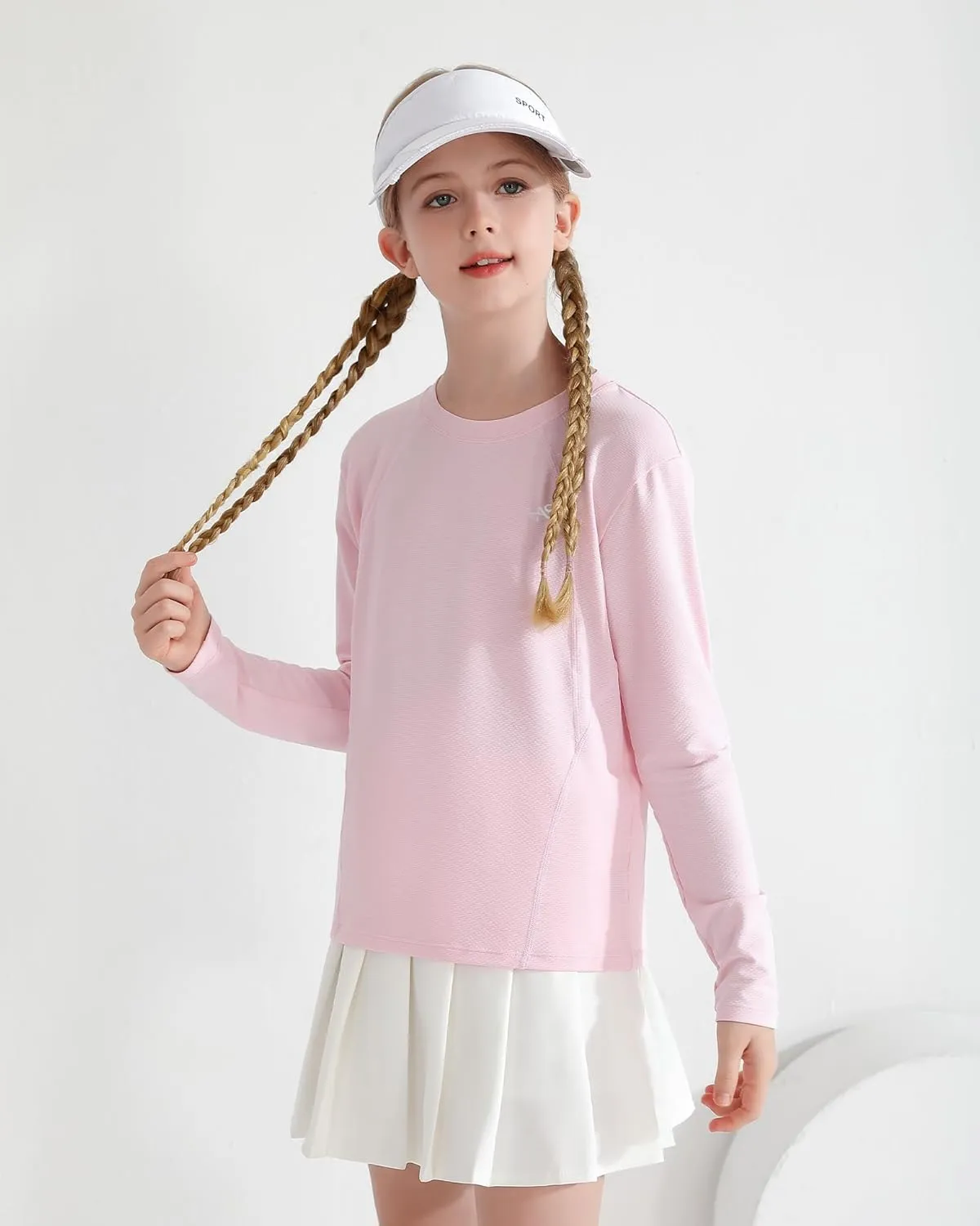 Angel season Rash Guard for Girls Swim Shirt Long Sleeve Swimsuit Girl Upf50  UV Protection Teen Sun Shirt Rashguard Top