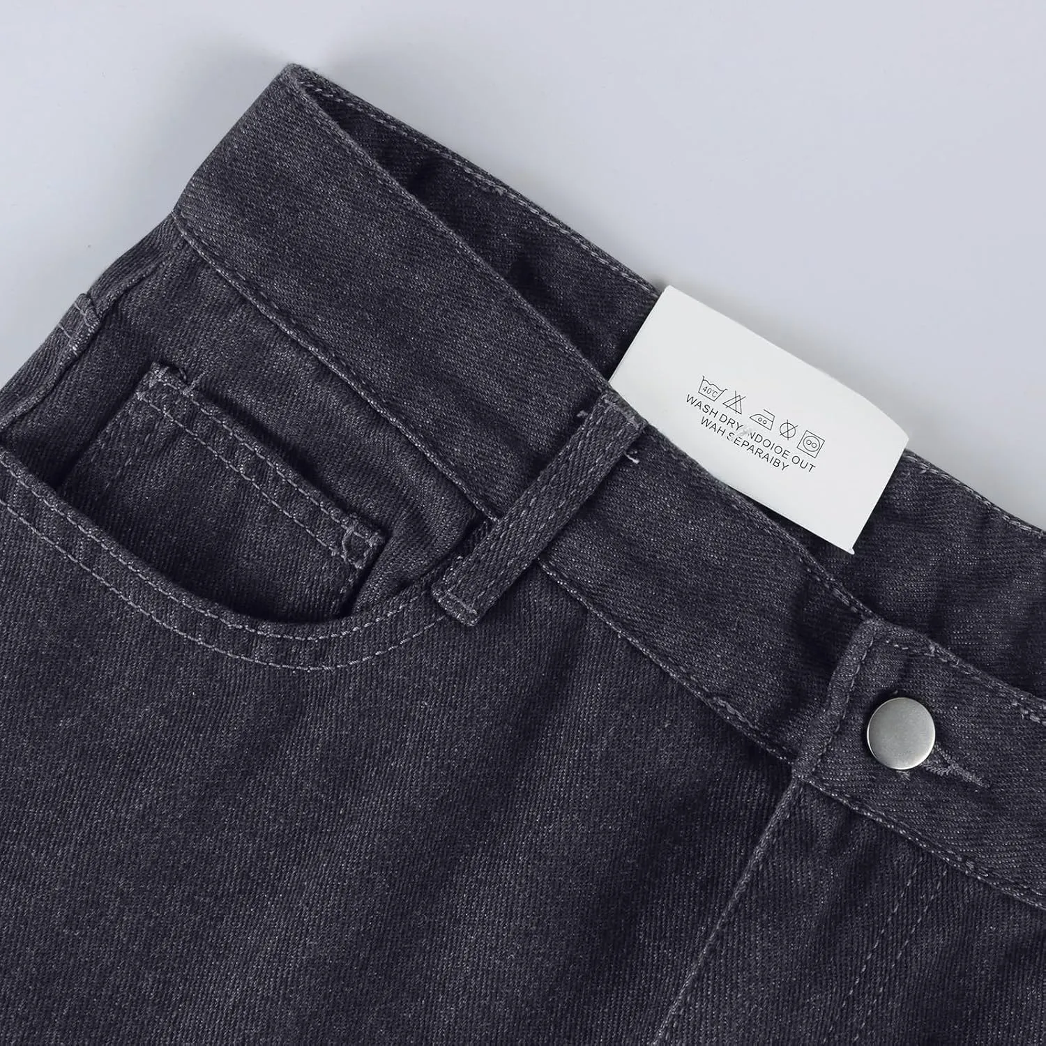 Baggy Womens Jeans Jeans for Women Plus Size Wide Leg Microelastic Dressy Casual Summer Trendy Pant with Pocket