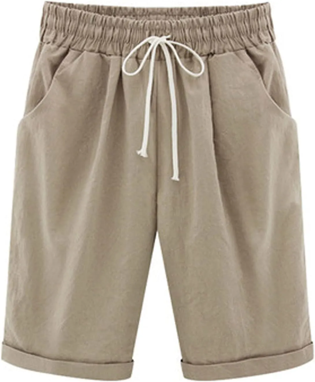 Biker Shorts Women with Pockets Pants Straight Leg Sports Casual Loose Shorts Biker Shorts Women with Pockets Plus