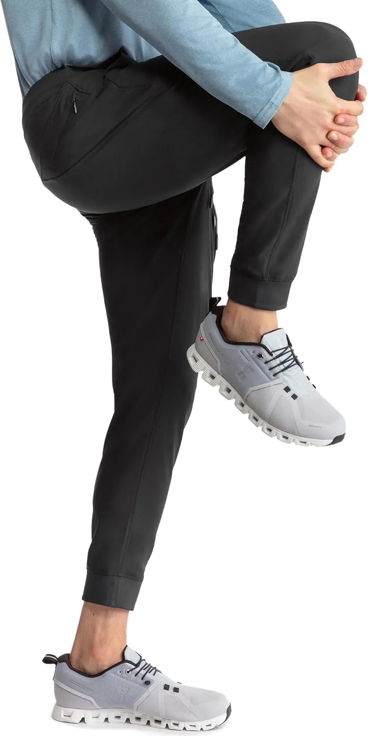 birddogs Mens Joggers – Stretch, Workout Sweatpants with Secure Zipper Pockets – Athletic Slim Fit