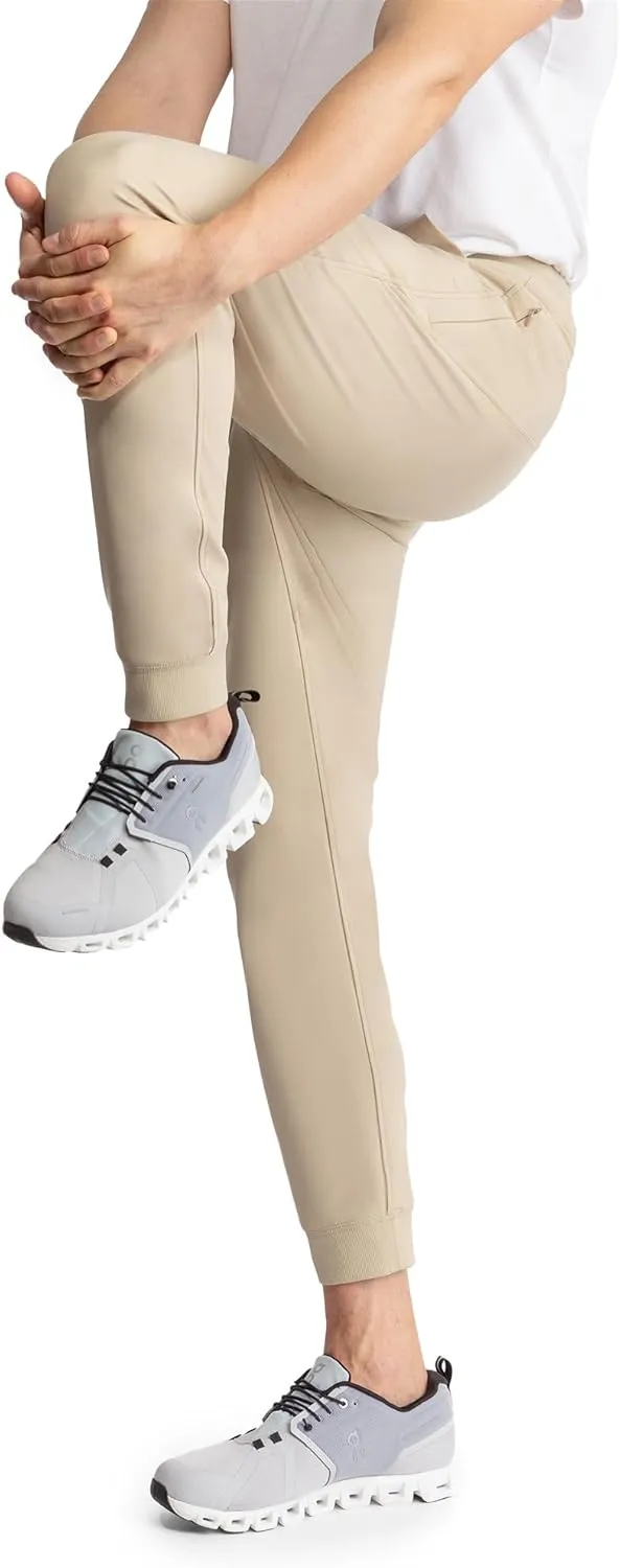 birddogs Mens Joggers – Stretch, Workout Sweatpants with Secure Zipper Pockets – Athletic Slim Fit