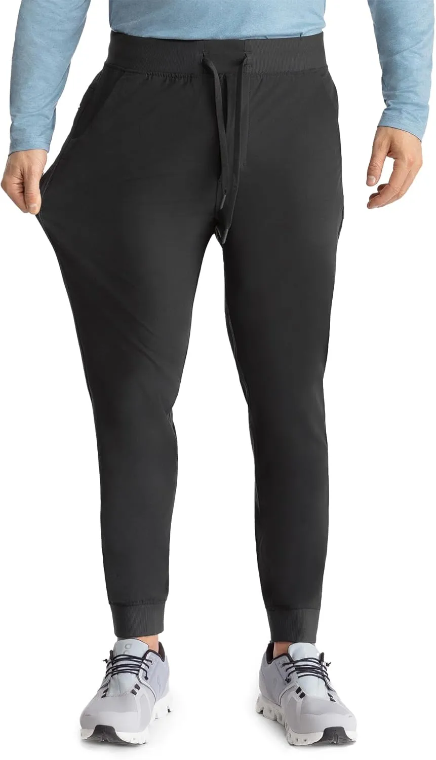 birddogs Mens Joggers – Stretch, Workout Sweatpants with Secure Zipper Pockets – Athletic Slim Fit