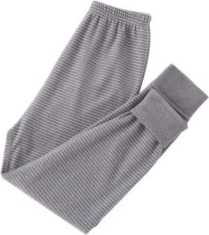 Boys Girls Middle and Large Children Fall and Winter Warm Solid Pants Thickening Fall Pants Bottoms Baby Kid Pants