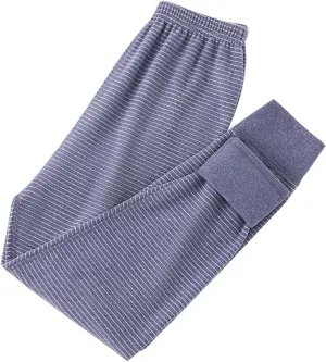 Boys Girls Middle and Large Children Fall and Winter Warm Solid Pants Thickening Fall Pants Bottoms Baby Kid Pants