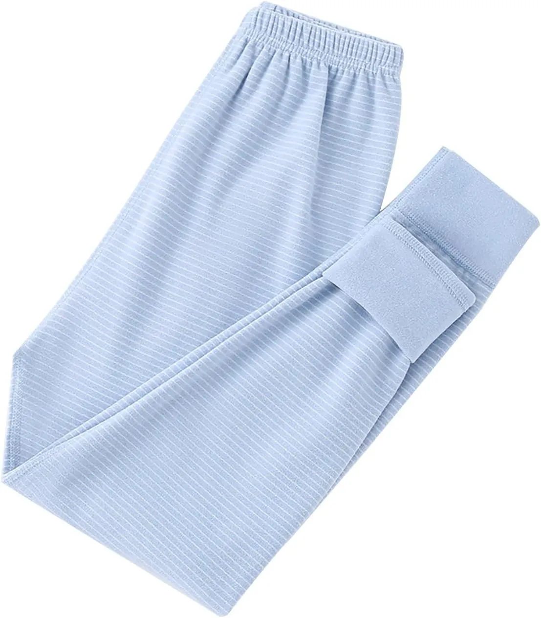 Boys Girls Middle and Large Children Fall and Winter Warm Solid Pants Thickening Fall Pants Bottoms Baby Kid Pants