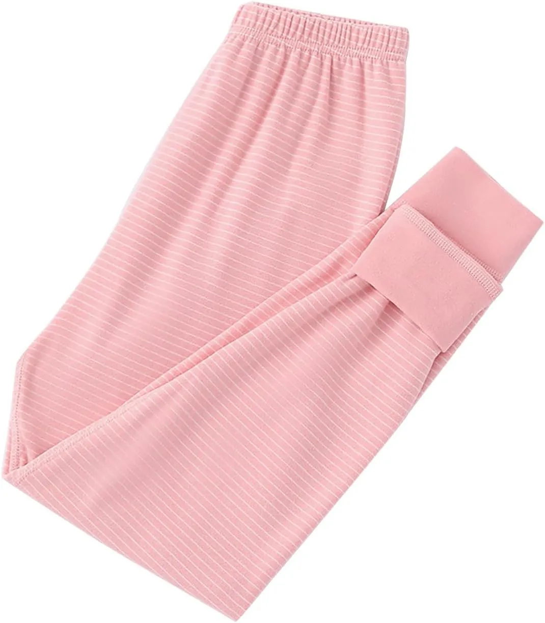 Boys Girls Middle and Large Children Fall and Winter Warm Solid Pants Thickening Fall Pants Bottoms Baby Kid Pants