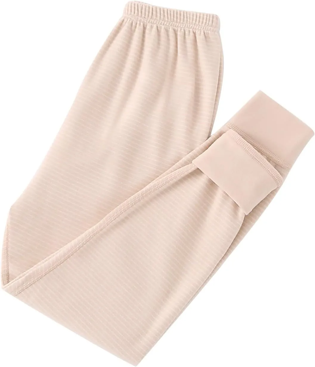 Boys Girls Middle and Large Children Fall and Winter Warm Solid Pants Thickening Fall Pants Bottoms Baby Kid Pants
