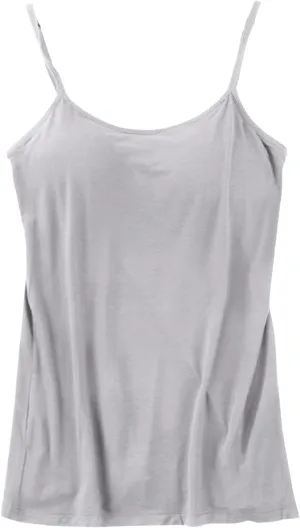 Camisole Bras for Women Padded Solid Spaghetti Straps Tank Tops Built in Bra Sleeveless Basic Breathable Shirts
