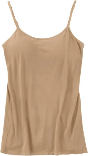 Camisole Bras for Women Padded Solid Spaghetti Straps Tank Tops Built in Bra Sleeveless Basic Breathable Shirts