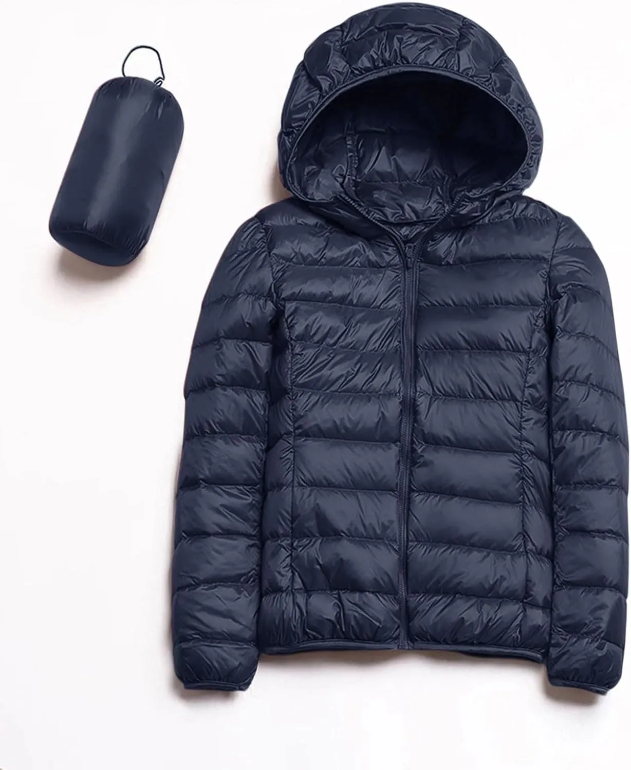 cooki Puffer Jacket Womens Winter Coats for Women Slim Fit Lightweight Packable Down Jacket Warm Quilted Puffer Outerwear