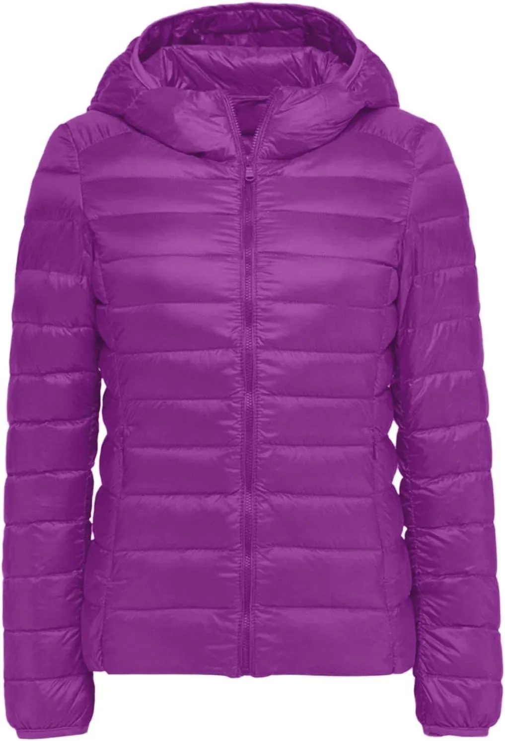 cooki Puffer Jacket Womens Winter Coats for Women Slim Fit Lightweight Packable Down Jacket Warm Quilted Puffer Outerwear