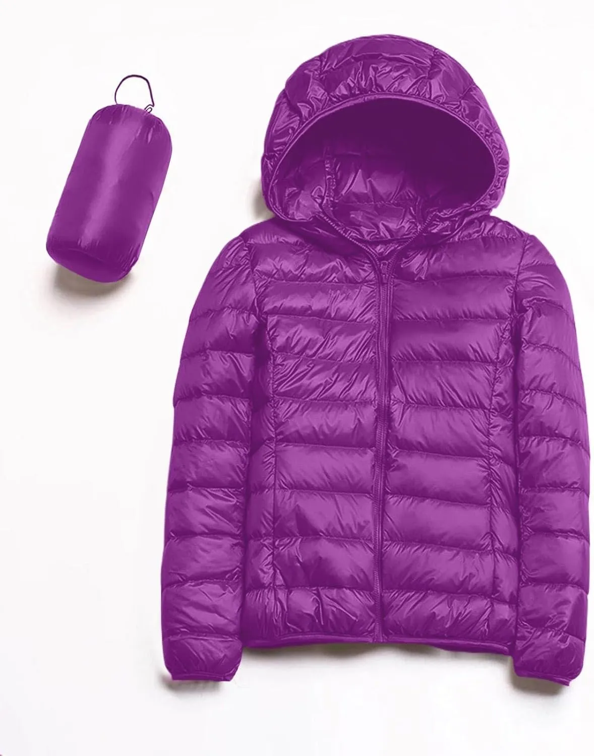 cooki Puffer Jacket Womens Winter Coats for Women Slim Fit Lightweight Packable Down Jacket Warm Quilted Puffer Outerwear