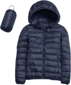 cooki Puffer Jacket Womens Winter Coats for Women Slim Fit Lightweight Packable Down Jacket Warm Quilted Puffer Outerwear