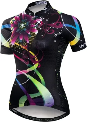 Cycling Jersey Women Short Sleeve Bike Jersey Mountain Road MTB Biking Tops Breathable Shirts