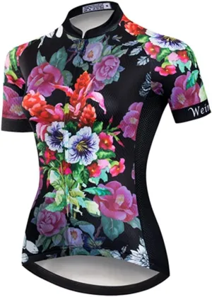 Cycling Jersey Women Short Sleeve Bike Jersey Mountain Road MTB Biking Tops Breathable Shirts