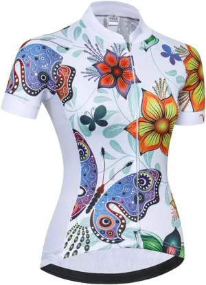 Cycling Jersey Women Short Sleeve Bike Jersey Mountain Road MTB Biking Tops Breathable Shirts