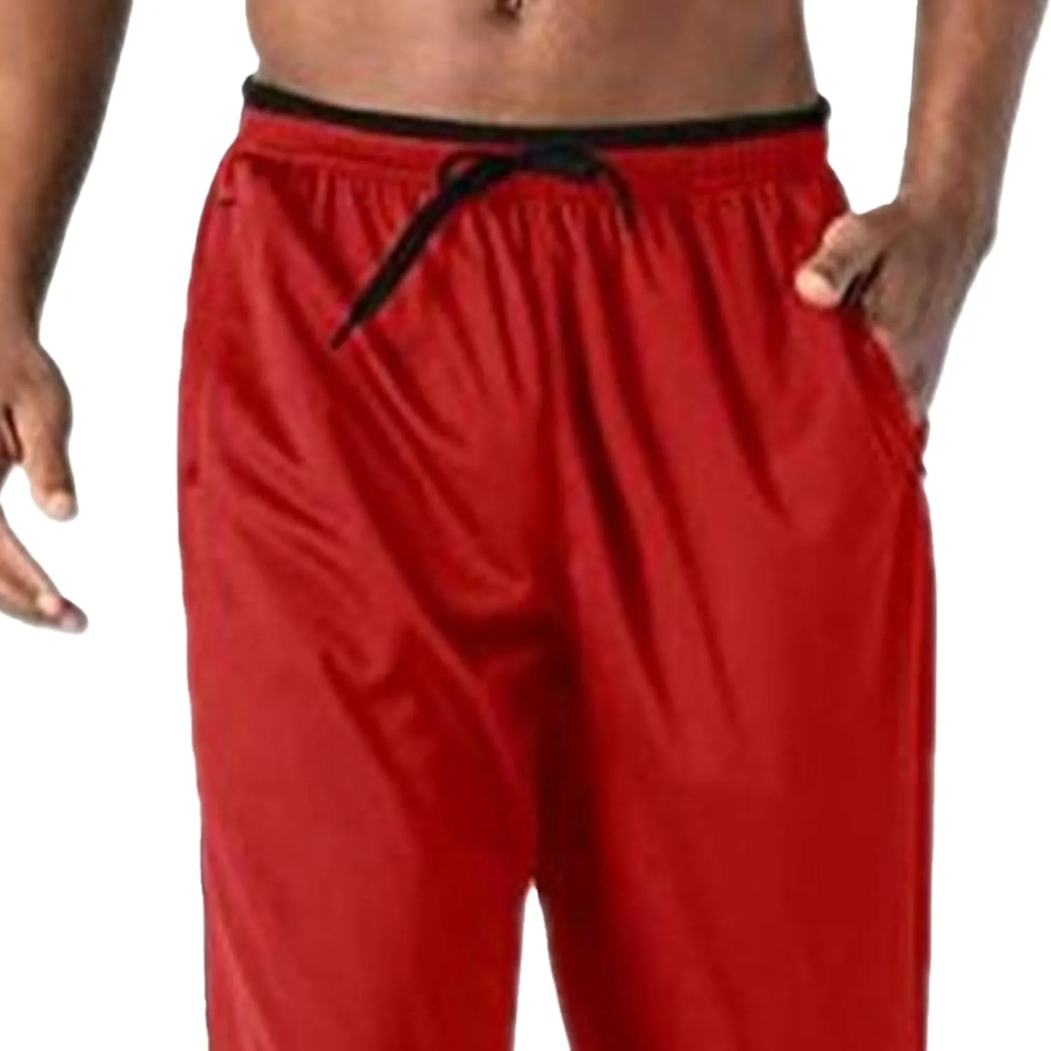 DGHM-JLMY Men's Lightweight Sweatpants Breathable Workout Gym Sports Pant Loose Fit Mesh Athletic Pants with Zipper Pockets