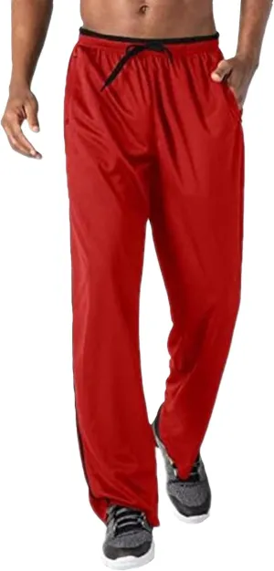 DGHM-JLMY Men's Lightweight Sweatpants Breathable Workout Gym Sports Pant Loose Fit Mesh Athletic Pants with Zipper Pockets