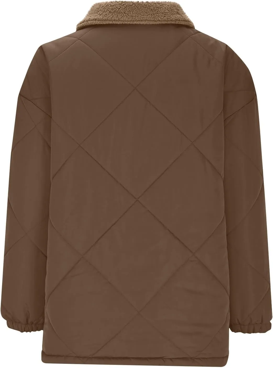 Fall Winter Jackets for Women 2024 Warm Quilted Jackets Lightweight Casual Puffer Jacket Padded Down Coat Outerwear