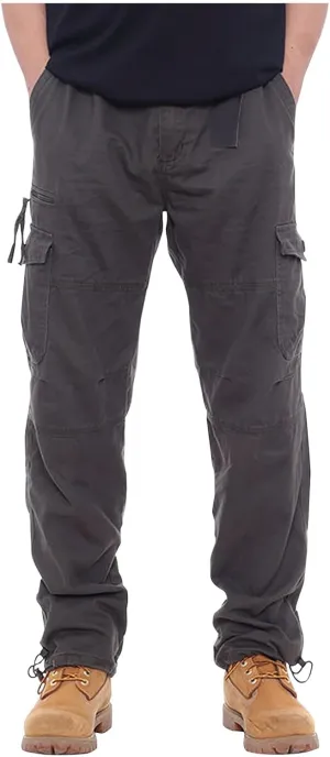 GOFULY Cargo Pants for Men Ripstop Stretch Baggy Sweatpants with Pockets Slim Fit Pants Big and Tall Pants Workout Joggers