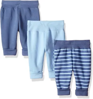 Hanes Girls Fleece Pull-on Pants 3-pack, Flexy Super Soft 4-Way Sweatpants, Stretch Joggers for Babies & Toddlers