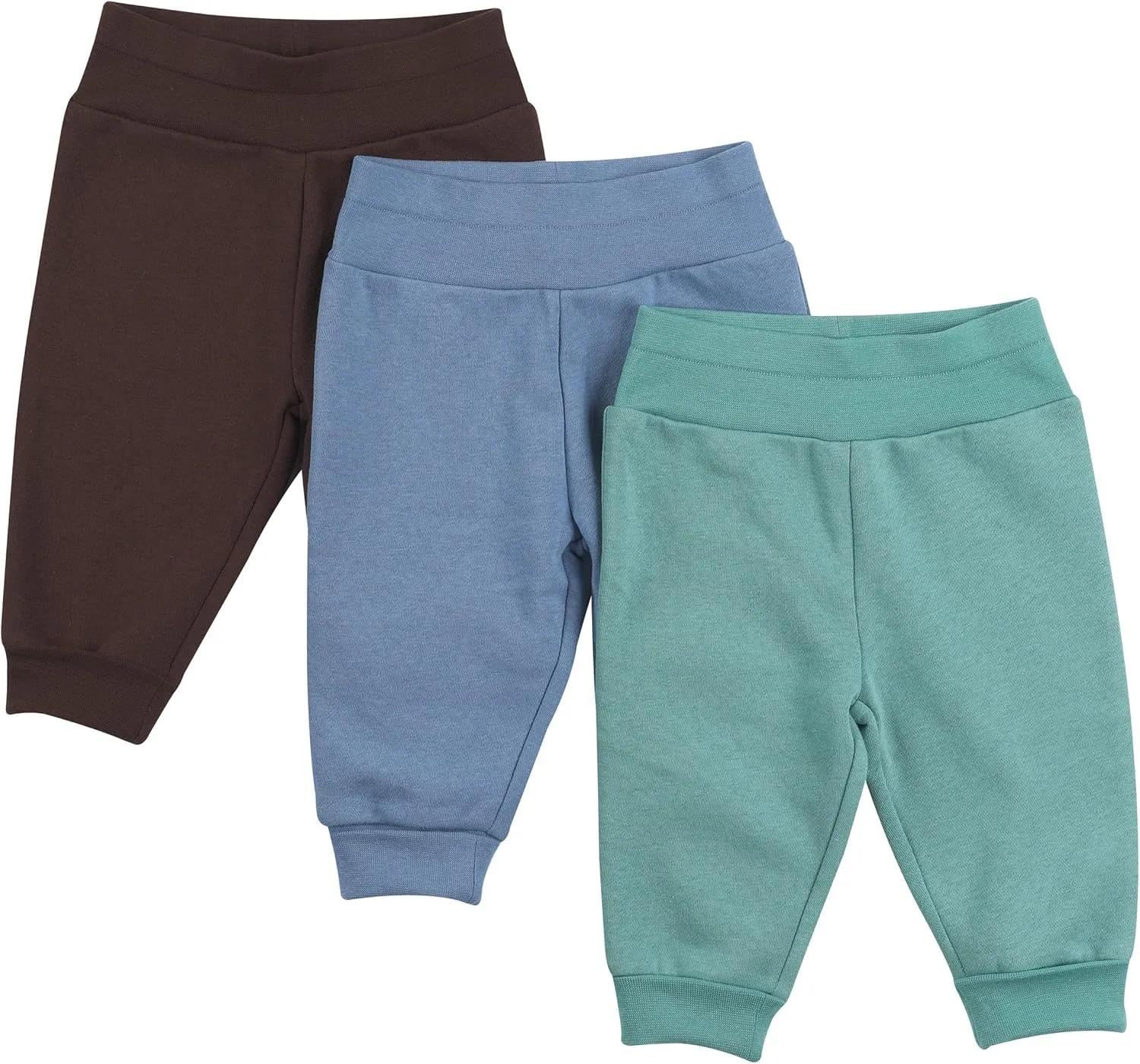 Hanes Girls Fleece Pull-on Pants 3-pack, Flexy Super Soft 4-Way Sweatpants, Stretch Joggers for Babies & Toddlers