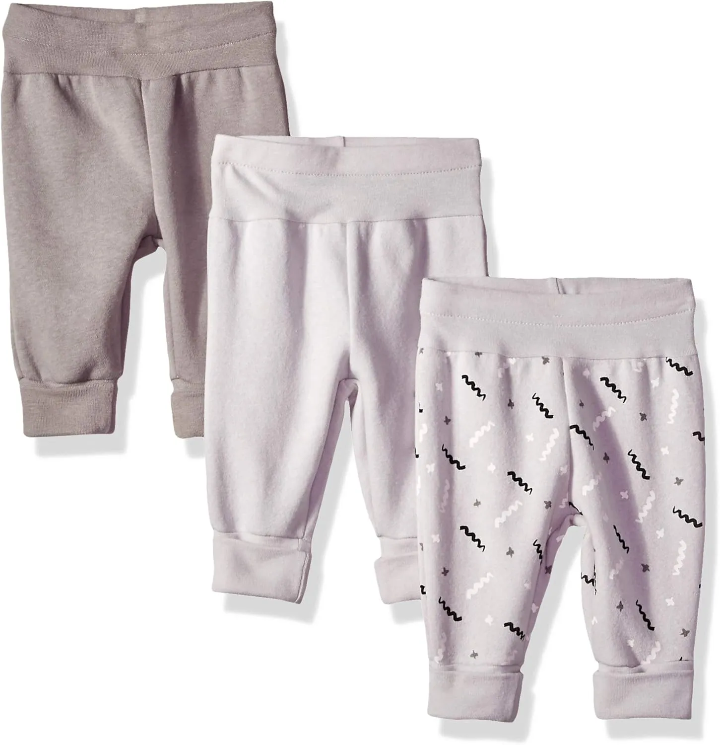 Hanes Girls Fleece Pull-on Pants 3-pack, Flexy Super Soft 4-Way Sweatpants, Stretch Joggers for Babies & Toddlers