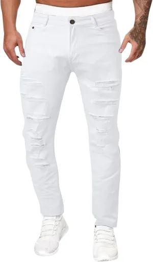 Jeans for Men Straight Leg Baggy Wide Leg Jeans Comfy Fashion Denim Stretch Fit Jean for Men Mens Stretch