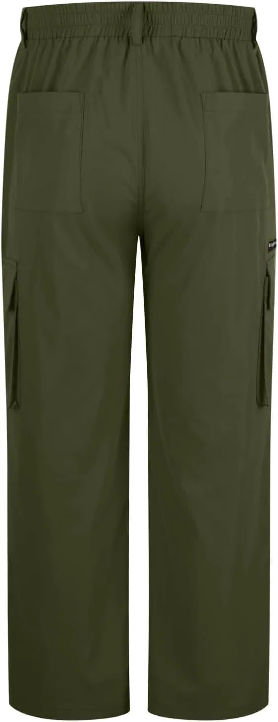 Jogger Cargo Pants for Men Lightweight Hiking Pants Loose Straight Leg Pants Relaxed Active Pants Fall Work Pants