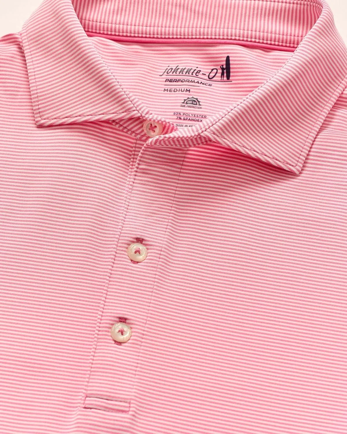 johnnie-O Performance Jersey Polo - Lyndonn Stripe