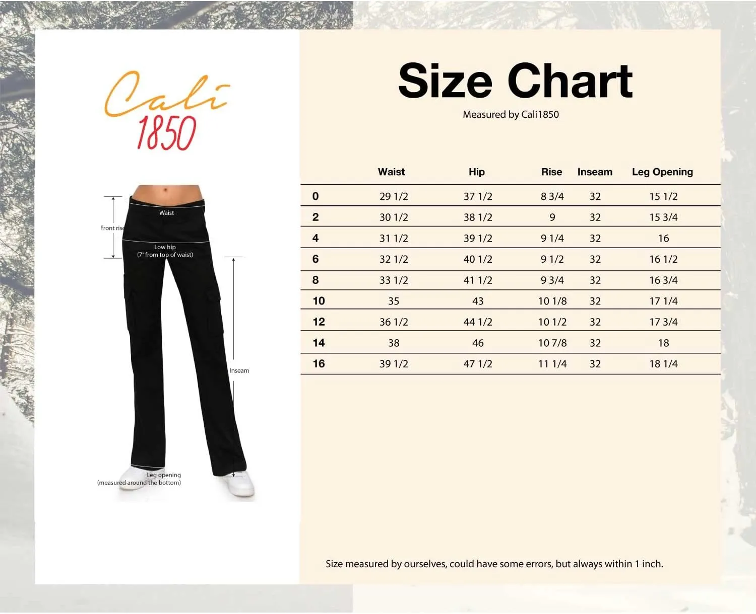 KHAKI & BLUE Women's Work Pants – Mid Rise Relaxed Fit Straight Leg Cargo Casual Trousers with Multi Pockets