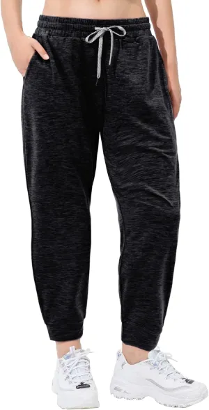 maamgic Womens Joggers Stretch Comfy Jogger Pants with Zipper Pockets Athletic Pants for Workout Running Jogging