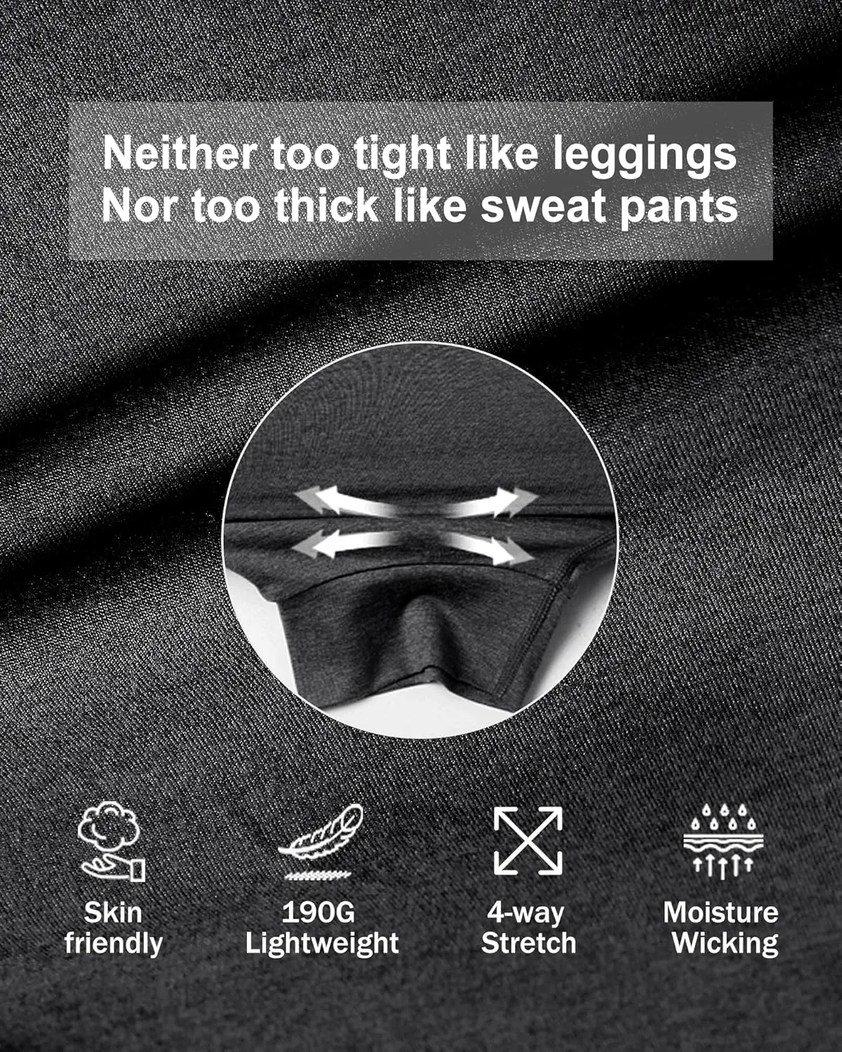 maamgic Womens Joggers Stretch Comfy Jogger Pants with Zipper Pockets Athletic Pants for Workout Running Jogging