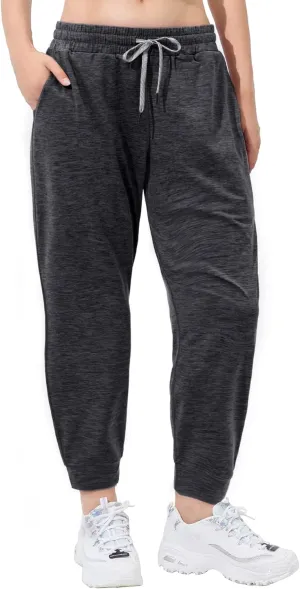 maamgic Womens Joggers Stretch Comfy Jogger Pants with Zipper Pockets Athletic Pants for Workout Running Jogging