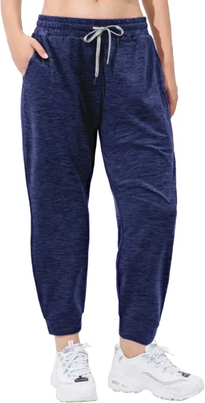 maamgic Womens Joggers Stretch Comfy Jogger Pants with Zipper Pockets Athletic Pants for Workout Running Jogging