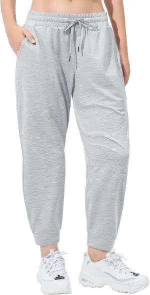 maamgic Womens Joggers Stretch Comfy Jogger Pants with Zipper Pockets Athletic Pants for Workout Running Jogging