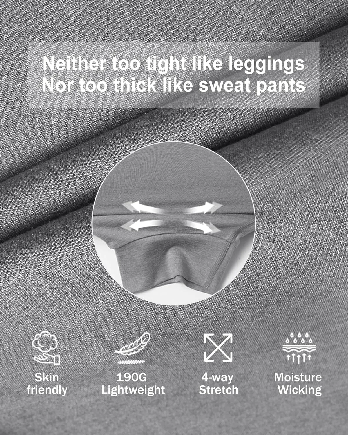 maamgic Womens Joggers Stretch Comfy Jogger Pants with Zipper Pockets Athletic Pants for Workout Running Jogging
