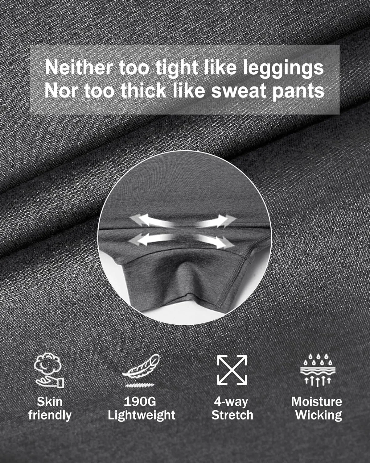 maamgic Womens Joggers Stretch Comfy Jogger Pants with Zipper Pockets Athletic Pants for Workout Running Jogging