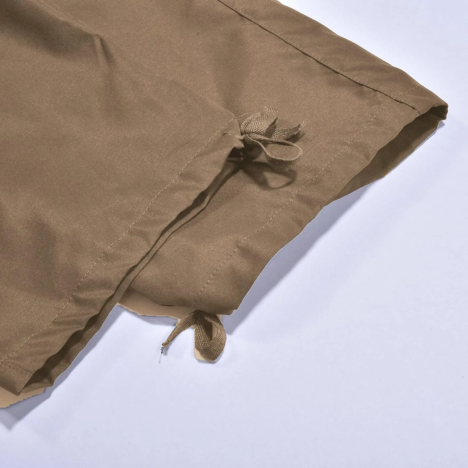Mens Casual Cargo Pants Workout Stretch Joggers Sweatpants Hiking Drawstring Tactical Pants with Pockets 2024