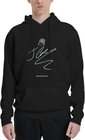 Men's Casual Hoodies Long Sleeve Sweatshirt Drawstring Tops With Pocket Pullover Cool Hoody Black