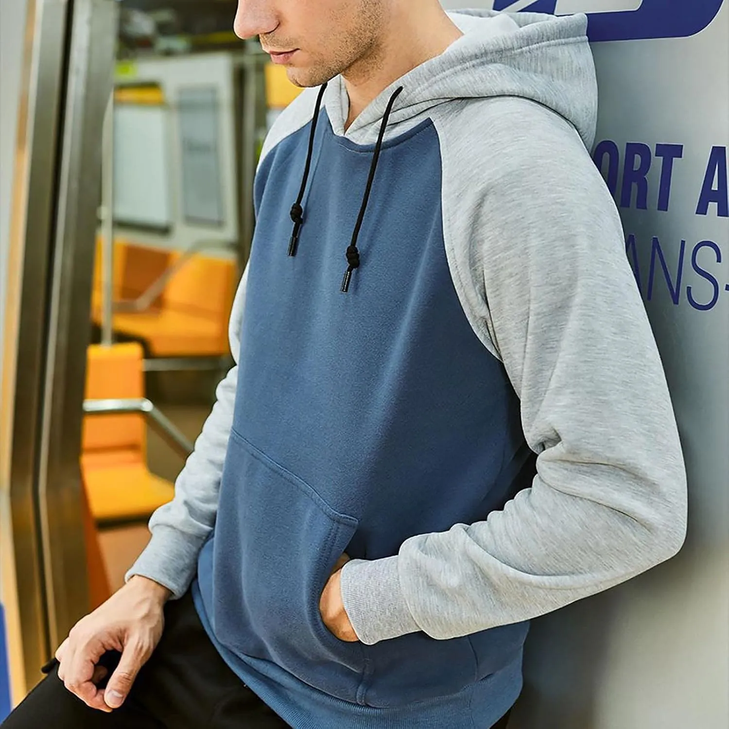 Mens Casual Hoodies Pullover Winter Casual Hoodie Warm Long Sleeves Sweatshirt Coat Jacket Sweater Sweatshirt