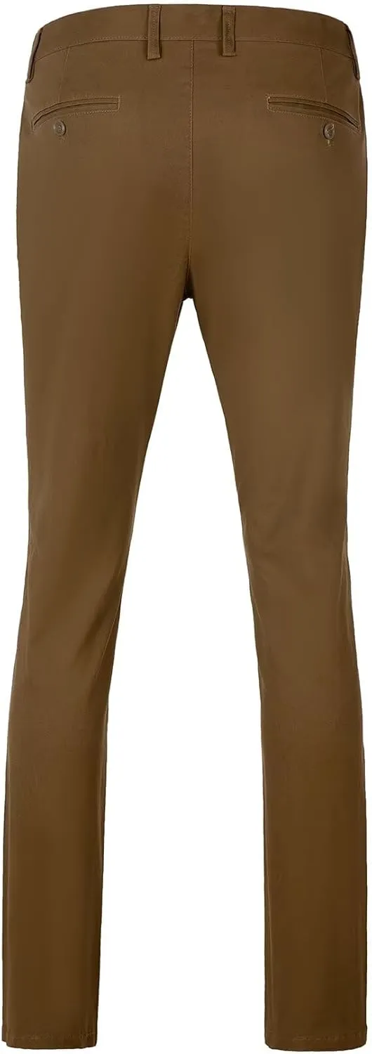 Mens Casual Pants Straight-Fit Lightweight Pants Men Outdoor Stretch Joggers Pants with Zipper Pockets