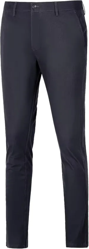 Mens Casual Pants Straight-Fit Lightweight Pants Men Outdoor Stretch Joggers Pants with Zipper Pockets