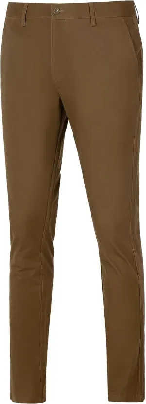 Mens Casual Pants Straight-Fit Lightweight Pants Men Outdoor Stretch Joggers Pants with Zipper Pockets