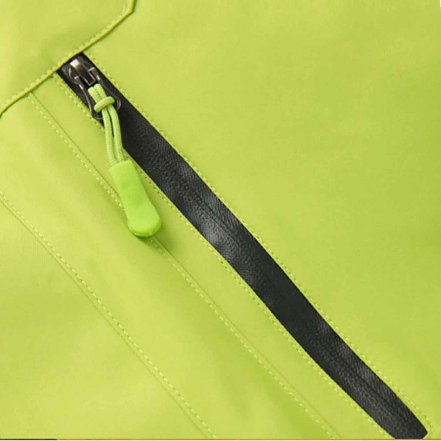 Men's Fake 2 Piece Outdoor Jacket Stand Collar Drawstring Hooded Windproof Warm Jacket Zipper Long Sleeves Coat