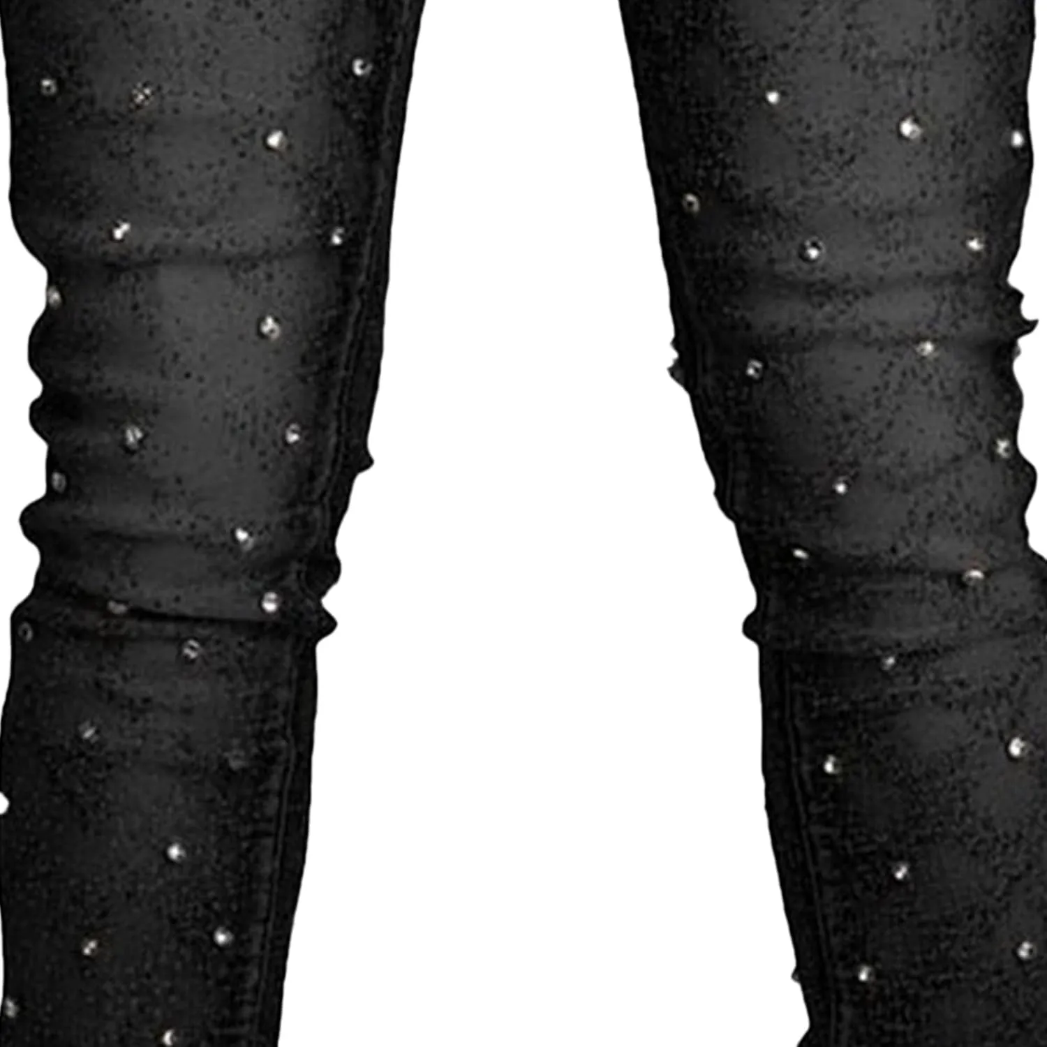 Men's Fashion Distressed Slim Fit Jeans Tapered Leg Skinny Stretch Jeans for Men Fashion Vintage Biker Denim Pants