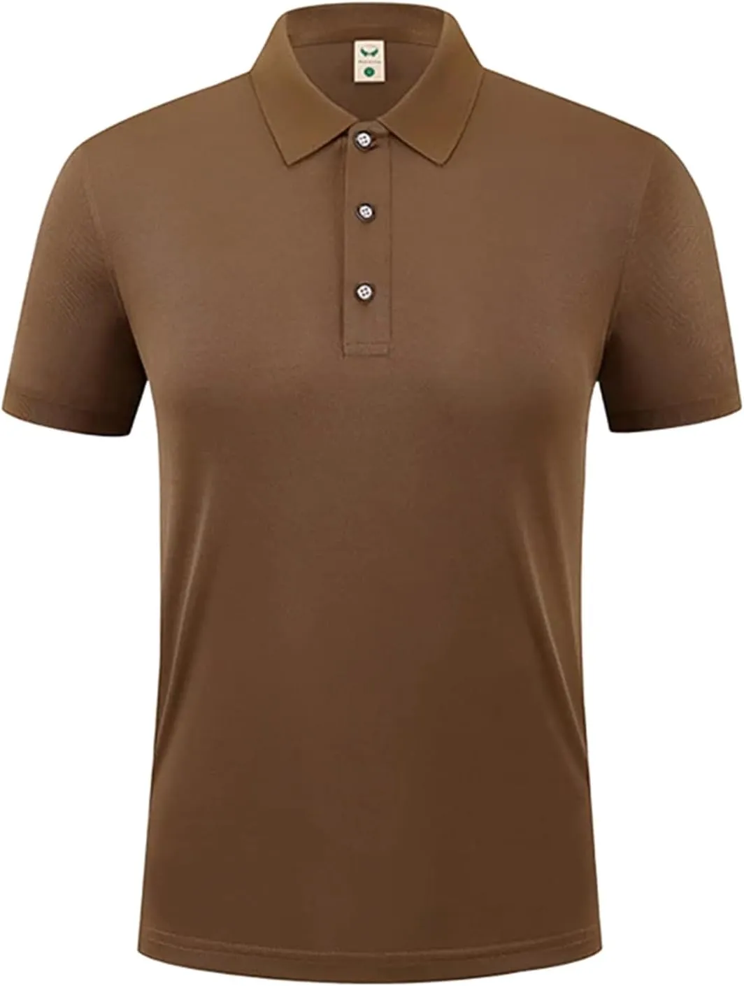 Mens Ice Silk Polo Shirt High-End T-Shirt Solid Color Short Sleeve Non-Marking Casual Lapels Business Thin Menswear